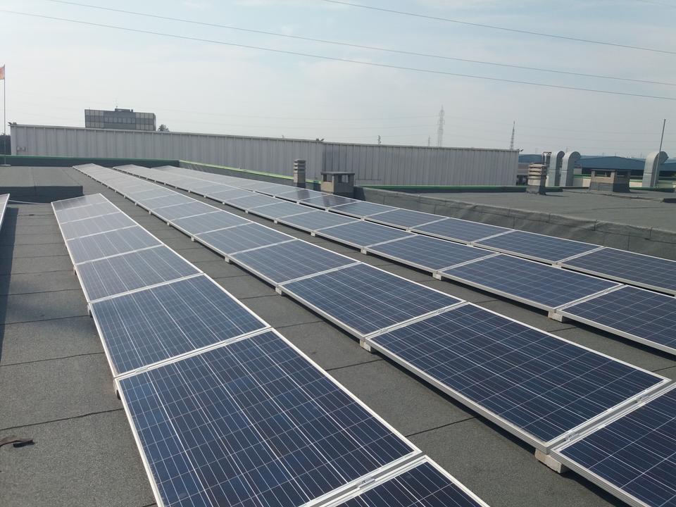 Impianto fotovoltaico tetto piano 20 kwp