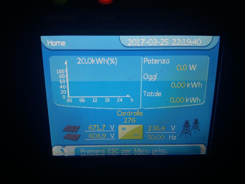 Impianto fotovoltaico tetto piano 20 kwp