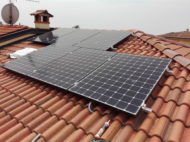 4 kwp Sunpower sul lago di Garda