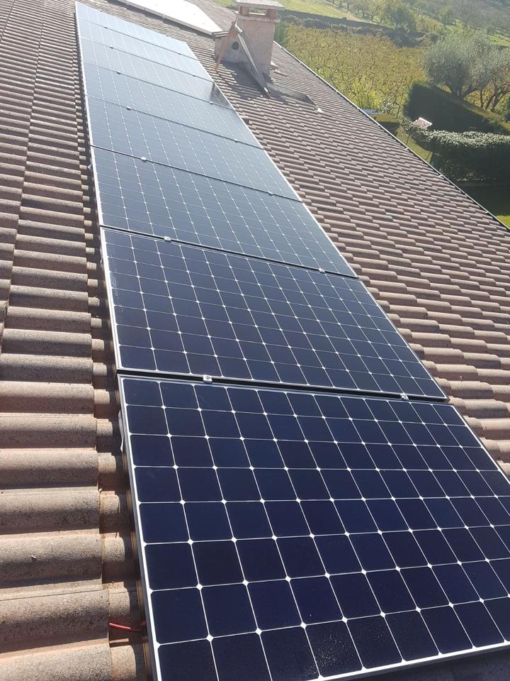 Impianto SunPower 5,76 kWp a Pescantina